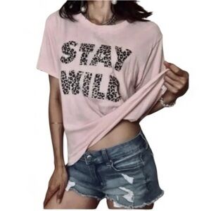 Wildfox Blush Pink Tee XS